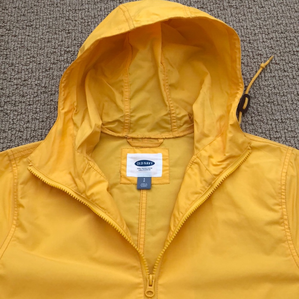Yellow Rain jacket